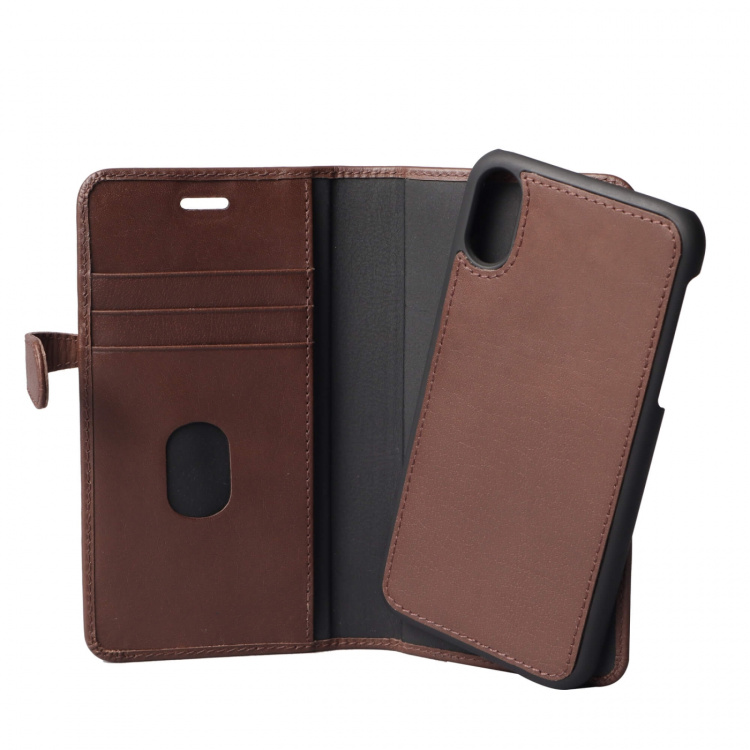 BUFFALO Wallet Leather Brown 3 Cardpockets iPhone XR 6,1 BUFFALO Wallet Leather Brown 3 Cardpockets iPhone XR 6,1