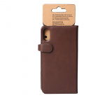 BUFFALO Wallet Leather Brown 3 Cardpockets iPhone XS 6,5