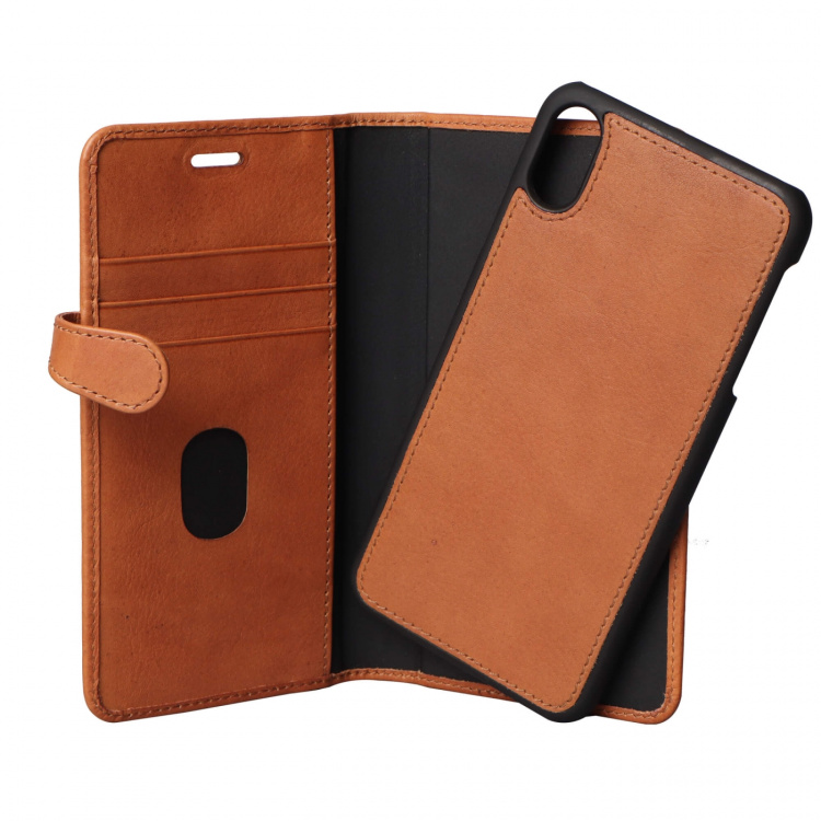 BUFFALO Wallet Leather Cognac 3 Cardpockets iPhone XS MAX BUFFALO Wallet Leather Cognac 3 Cardpockets iPhone XS MAX