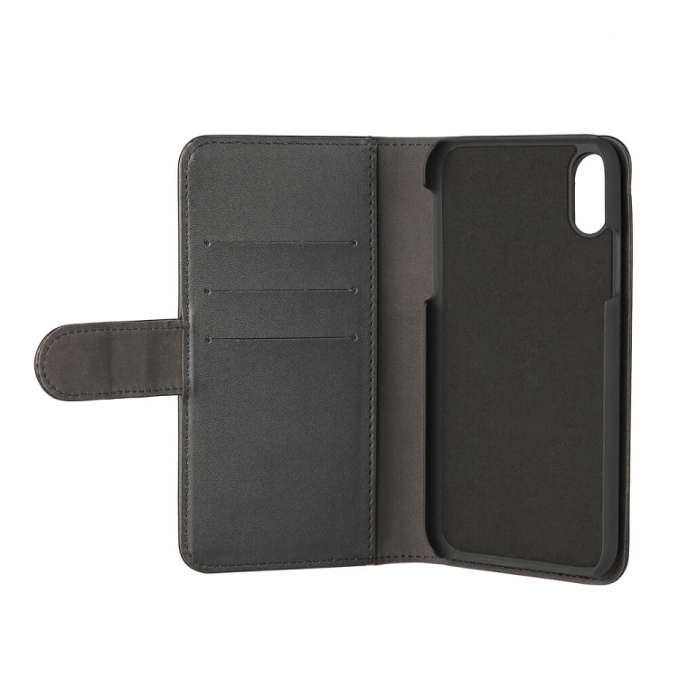 GEAR Wallet Black 3 Cardpockets iPhone XS MAX 2in1 Magnetcover