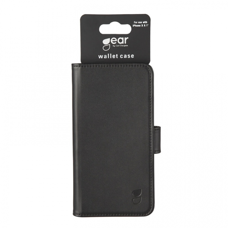 GEAR Wallet Black 3 Cardpockets iPhone XR