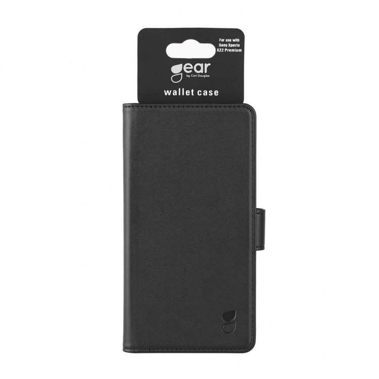 GEAR Wallet Black 3 Cardpockets Sony XZ2 Premium