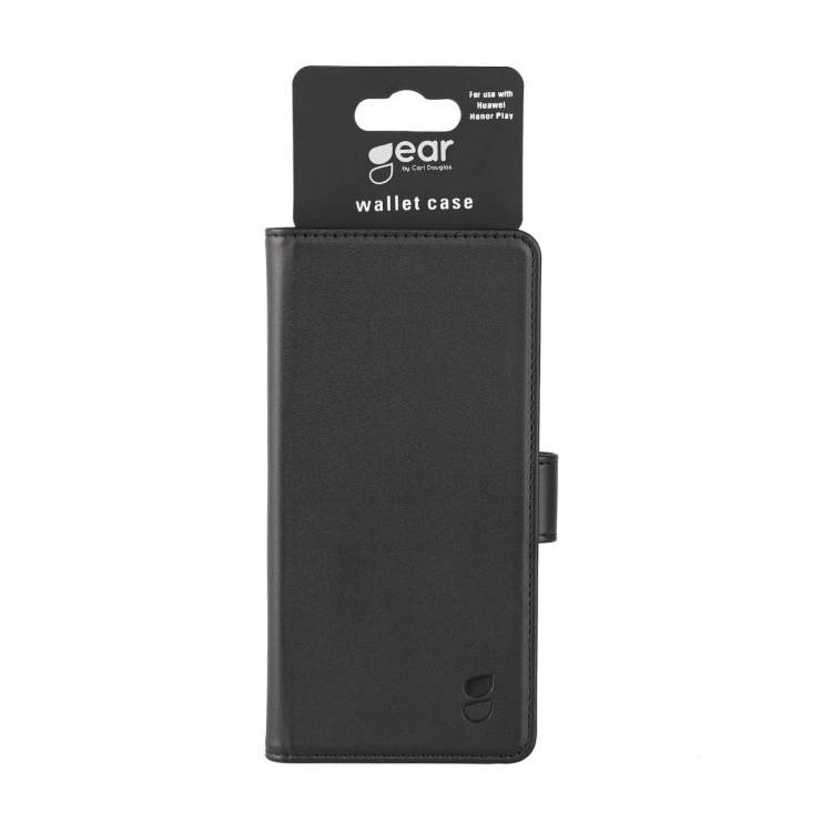 GEAR Wallet Black 3 Cardpockets Huawei Honor Play GEAR Wallet Black 3 Cardpockets Huawei Honor Play