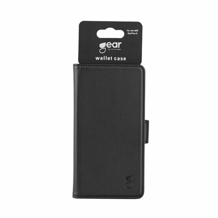 GEAR Wallet Black 3 Cardpockets OnePlus 6