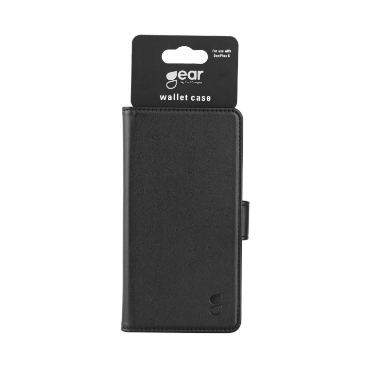 GEAR Wallet Black 3 Cardpockets OnePlus 6