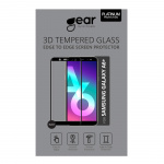 GEAR Glass Prot. 3D Full Fit Black Samsung Galaxy A6+