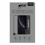 GEAR Glass Prot. 3D Gummed Full Fit Black iPhone XR/11 incl. Frame GEAR Glass Prot. 3D Gummed Full Fit Black iPhone XR/11 incl. Frame