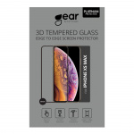 GEAR Glass Prot. 3D Gummed Full Fit Black iPhone XS MAX/11 PRO MAX incl. frame
