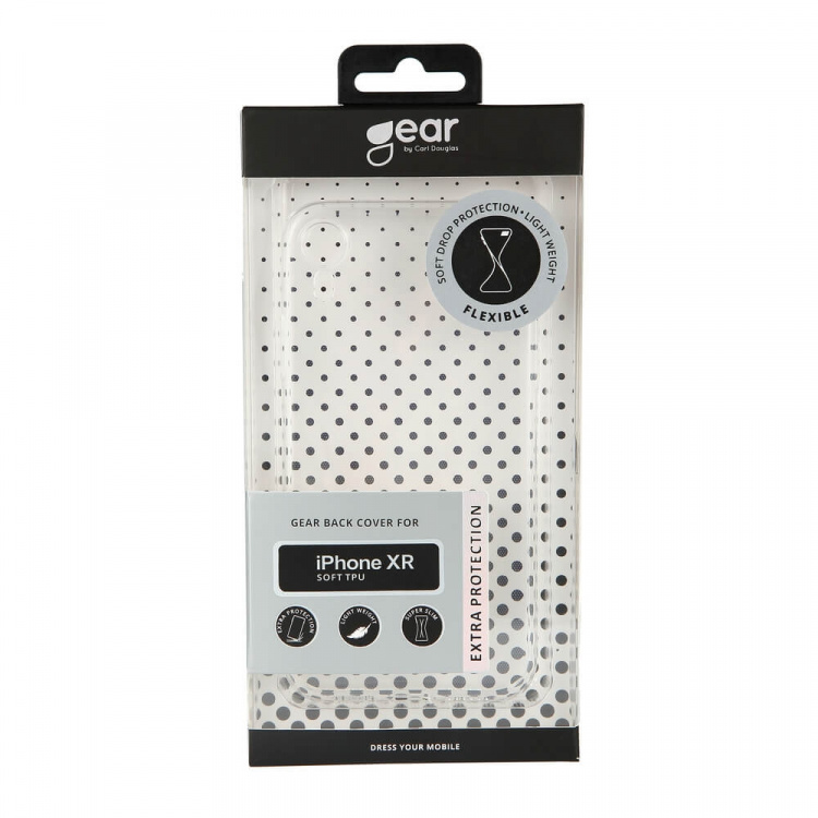 GEAR Mobile Cover Transparent TPU iPhone XR