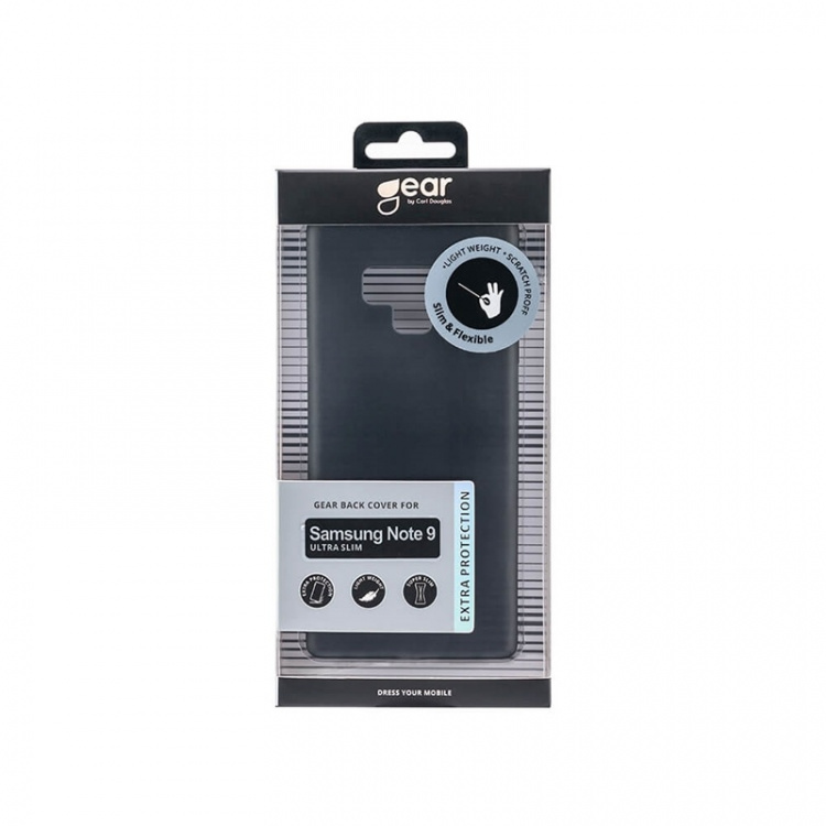 GEAR Mobilecover Ultraslim Black Semitransparent Samsung Note 9