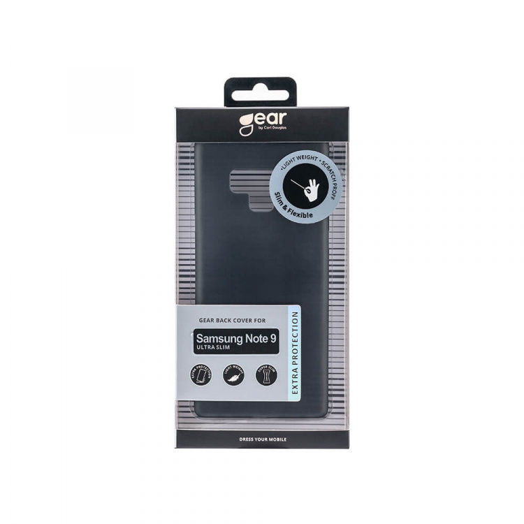 GEAR Mobilecover Ultraslim Black Semitransparent Samsung Note 9