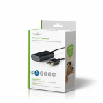 Nedis Bluetooth®-Zender | Input: 1x 3,5 mm | AptX ™ Low latency / AptX™ / SBC | Maximaal 2 Apparaten | Zwart