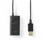 Nedis Bluetooth®-Zender | Input: 1x 3,5 mm | AptX ™ Low latency / AptX™ / SBC | Maximaal 2 Apparaten | Zwart
