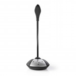 Nedis Microfoon | Gebruikt voor: Desktop / Notebook | Bedraad | USB-A Male | Aan/uit knop | Koptelefoonoutput