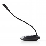 Nedis Microfoon | Gebruikt voor: Desktop / Notebook | Bedraad | USB-A Male | Aan/uit knop | Koptelefoonoutput