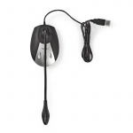 Nedis Microfoon | Gebruikt voor: Desktop / Notebook | Bedraad | USB-A Male | Aan/uit knop | Koptelefoonoutput