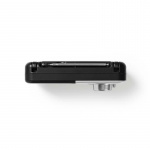 Nedis FM-Radio | Draagbaar Model | FM | Batterij Gevoed / Netvoeding | Analoog | 2.4 W | Zwart-Wit Scherm | Koptelefoonoutput | Handgreep | Wit / Zwart