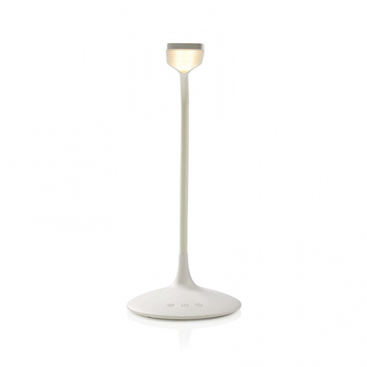 Nedis LED-Bureaulamp | Dimbaar | 250 lm | Oplaadbaar | Aanraakfunctie | Wit