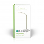 Nedis LED-Bureaulamp | Dimbaar | 250 lm | Oplaadbaar | Aanraakfunctie | Wit