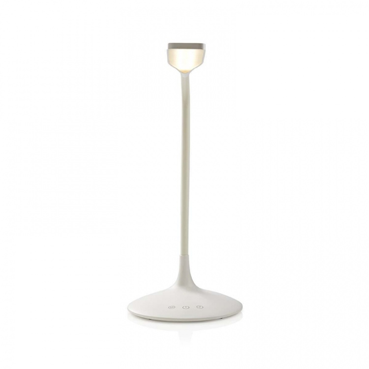 Nedis LED-Bureaulamp | Dimbaar | 250 lm | Oplaadbaar | Aanraakfunctie | Wit