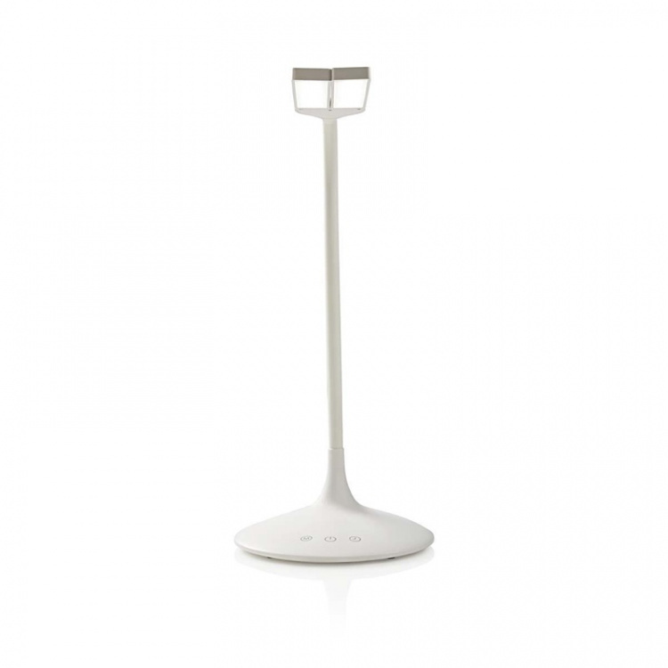 Nedis LED-Bureaulamp | Dimbaar | 280 lm | Oplaadbaar | Aanraakfunctie | Wit Nedis LED-Bureaulamp | Dimbaar | 280 lm | Oplaadbaar | Aanraakfunctie | Wit
