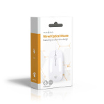 Nedis Muis | Bedraad | 1000 dpi | Aantal knoppen: 3 | Tweehandig