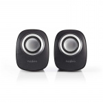 Nedis PC-Speaker | 2.0 | 12 W | 3,5 mm Male | USB Gevoed | Volumebediening