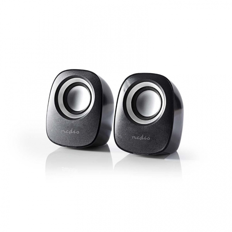 Nedis PC-Speaker | 2.0 | 12 W | 3,5 mm Male | USB Gevoed | Volumebediening
