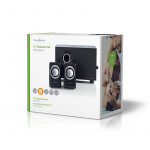 Nedis PC-Speaker | 2.1 | 33 W | 3,5 mm Male | USB Gevoed | Volumebediening Nedis PC-Speaker | 2.1 | 33 W | 3,5 mm Male | USB Gevoed | Volumebediening