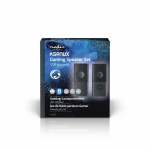 Nedis Gaming Speaker | Speaker-kanalen: 2.0 | USB Gevoed | 3,5 mm Male | 18 W | Zonder Verlichting | Volumebediening | Uitgangen audio / video / data: 1x 3.5 mm Audio Out