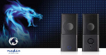 Nedis Gaming Speaker | Speaker-kanalen: 2.0 | USB Gevoed | 3,5 mm Male | 18 W | Zonder Verlichting | Volumebediening | Uitgangen audio / video / data: 1x 3.5 mm Audio Out