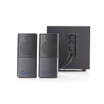 Nedis Gaming Speaker | Speaker-kanalen: 2.1 | USB Gevoed | 3,5 mm Male | 30 W | Zonder Verlichting | Volumebediening