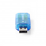 Nedis Geluidskaart | 5.1 | USB 2.0 | Microfoonaansluiting: 1x 3.5 mm | Headset-aansluiting: 3.5 mm Male Nedis Geluidskaart | 5.1 | USB 2.0 | Microfoonaansluiting: 1x 3.5 mm | Headset-aansluiting: 3.5 mm Male