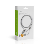 Nedis Notebook-Slot | Type vergrendeling: Digit | 1.80 m | Zink Legering