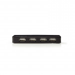 Nedis USB-Hub | USB-A Male | USB-A Female | 7-Poorts poort(en) | USB 2.0 | Netvoeding / USB Gevoed | 7x USB