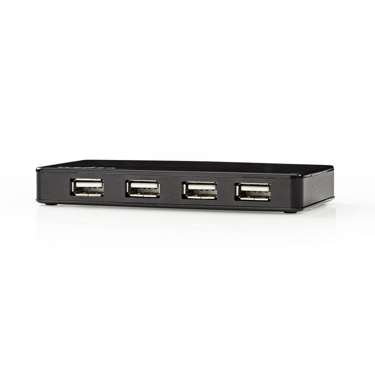 Nedis USB-Hub | USB-A Male | USB-A Female | 7-Poorts poort(en) | USB 2.0 | Netvoeding / USB Gevoed | 7x USB