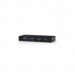 Nedis USB-Hub | USB-A Male | 4x USB A Female | 4-Poorts poort(en) | USB 3.2 Gen 1 | Netvoeding / USB Gevoed | 4x USB