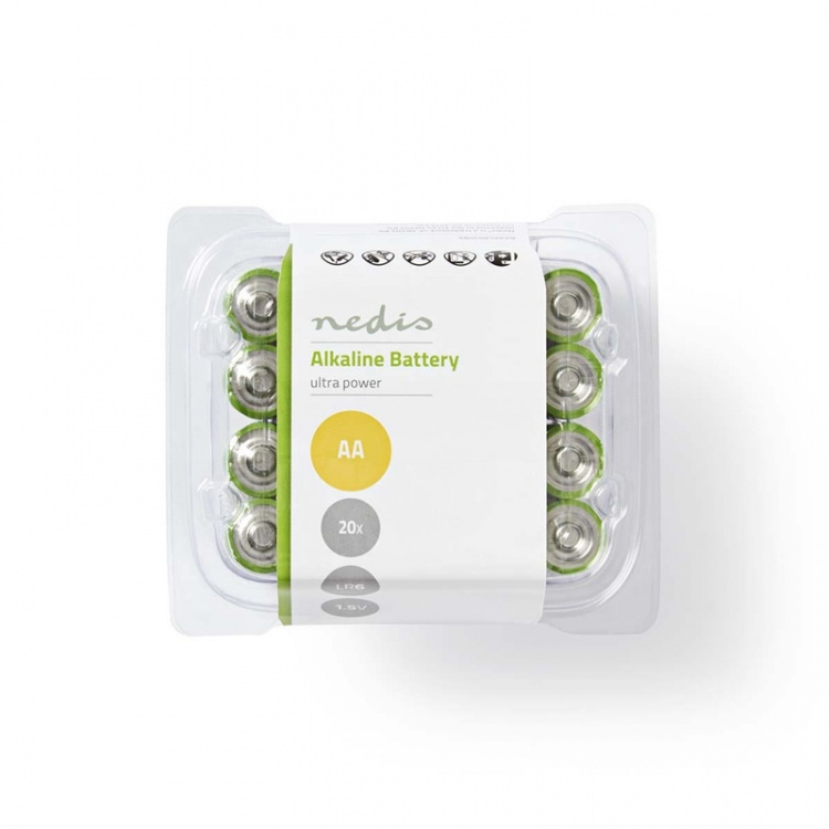 Nedis Alkaline-Batterij AA | 1.5 V DC | 20-Pak