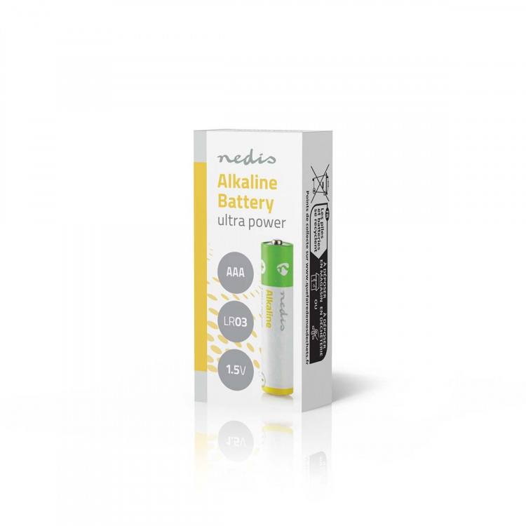 Nedis Alkaline-Batterij AAA | 1.5 V DC | 2-Pak Nedis Alkaline-Batterij AAA | 1.5 V DC | 2-Pak