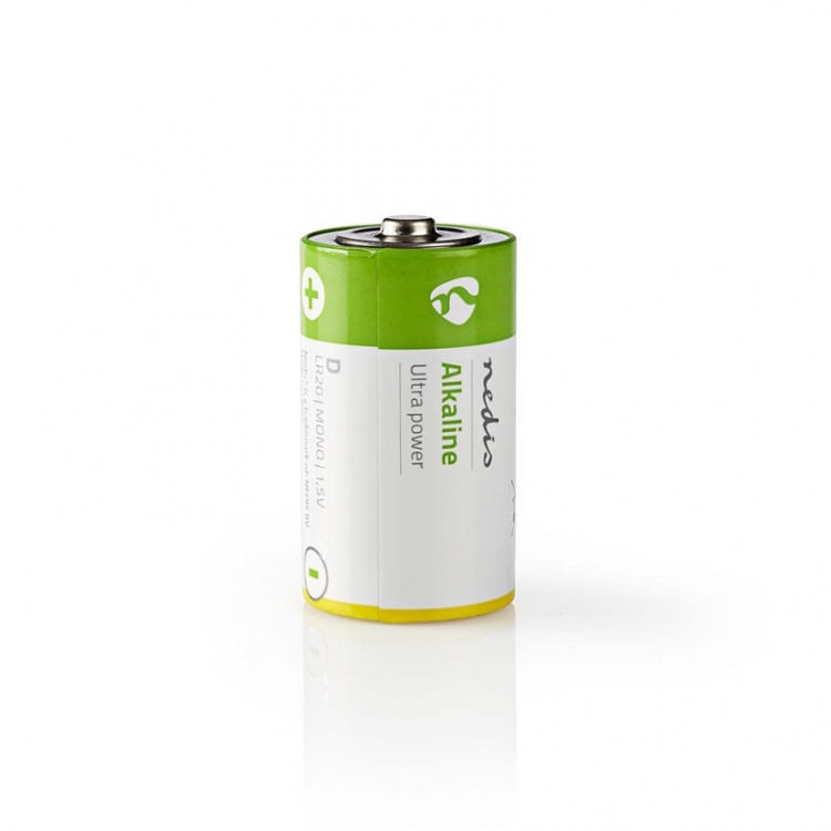 Nedis Alkaline-Batterij D | 1.5 V DC | 2-Pak Nedis Alkaline-Batterij D | 1.5 V DC | 2-Pak