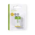 Nedis Alkaline-Batterij 9V | 6LR61 | 1-Pak Nedis Alkaline-Batterij 9V | 6LR61 | 1-Pak