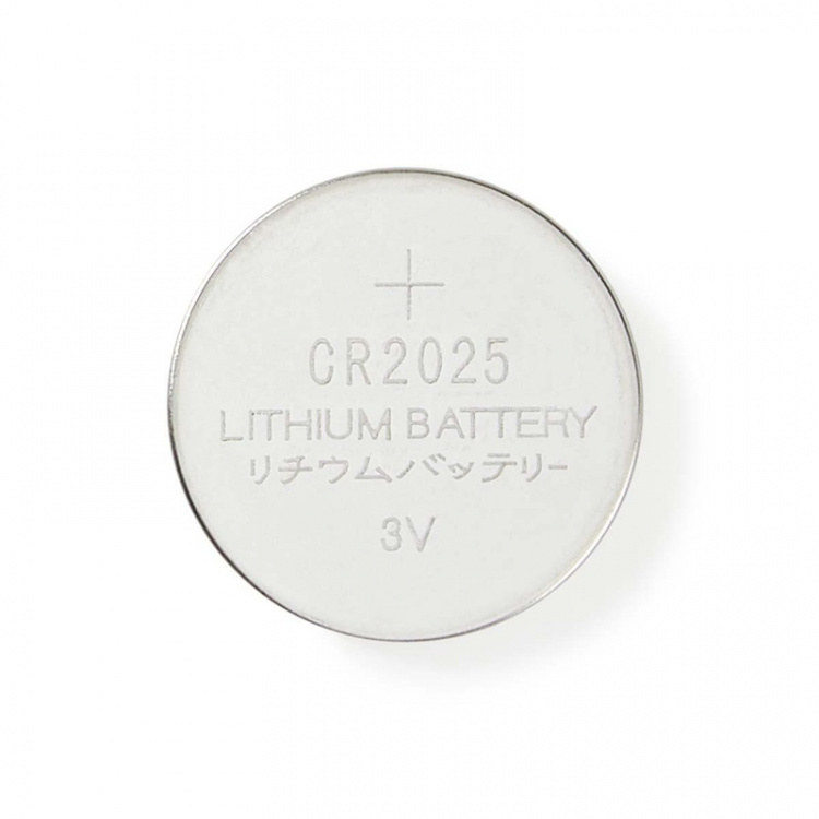 Nedis Lithium-Knoopcelbatterij CR2025 | 3 V DC | 5-Pak Nedis Lithium-Knoopcelbatterij CR2025 | 3 V DC | 5-Pak
