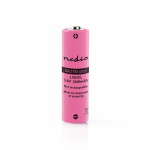 Nedis Lithiumthionylchloride-Batterij ER14505 | 3.6 V DC | 2400 mAh | 1-Blister | Roze