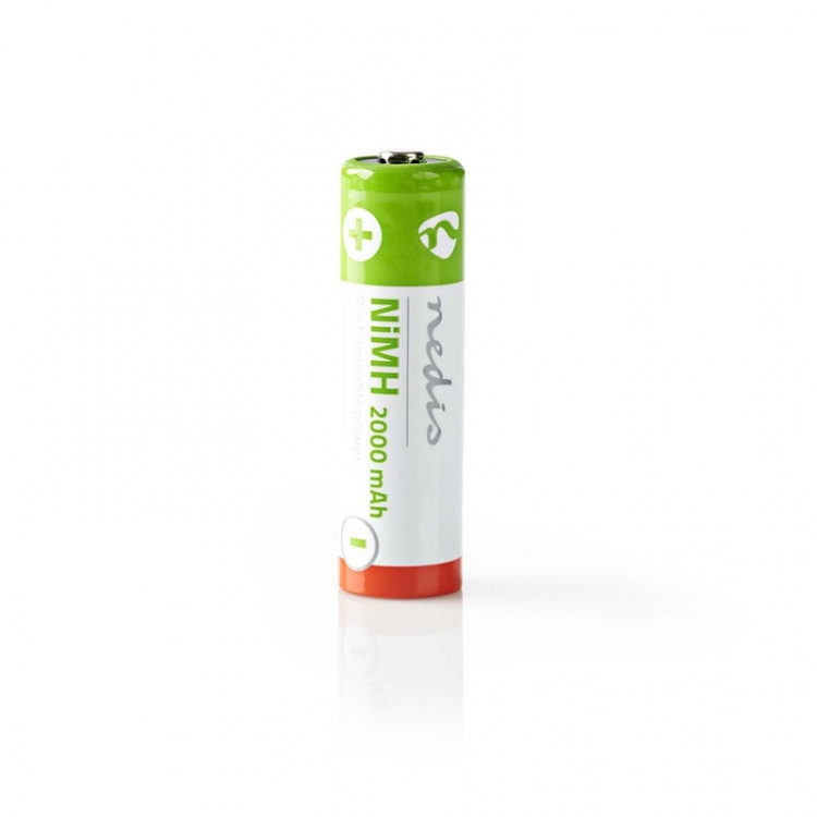 Nedis Oplaadbare NiMH-Batterij AA | 1.2 V DC | 2000 mAh | 4-Pak