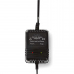 Nedis Loodzuuracculader | 2.3 / 6.9 / 13.8 V DC | 0.6 A | Druppelladen | Type C (CEE 7/16) | Accuklemmen | Batterijtype: AGM / Gel / Loodzwavel / SLA / VRLA | Zwart