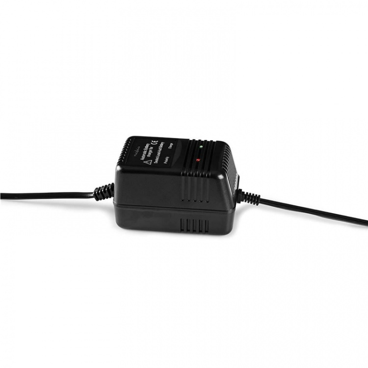Nedis Loodzuuracculader | 2.3 / 6.9 / 13.8 V DC | 0.6 A | Druppelladen | Type C (CEE 7/16) | Accuklemmen | Batterijtype: AGM / Gel / Loodzwavel / SLA / VRLA | Zwart