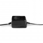 Nedis Loodzuuracculader | 2.3 / 6.9 / 13.8 V DC | 0.6 A | Druppelladen | Type C (CEE 7/16) | Accuklemmen | Batterijtype: AGM / Gel / Loodzwavel / SLA / VRLA | Zwart