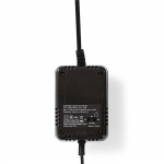 Nedis Loodzuuracculader | 2.3 / 6.9 / 13.8 V DC | 0.6 A | Druppelladen | Type C (CEE 7/16) | Accuklemmen | Batterijtype: AGM / Gel / Loodzwavel / SLA / VRLA | Zwart