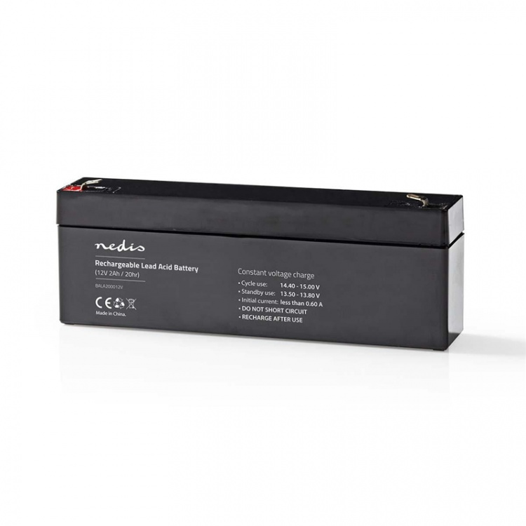 Nedis Oplaadbare Loodaccu | Lead-Acid | Oplaadbaar | 12 V | 2000 mAh