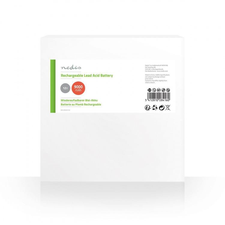 Nedis Oplaadbare Loodaccu | Lead-Acid | Oplaadbaar | 12 V | 9000 mAh
